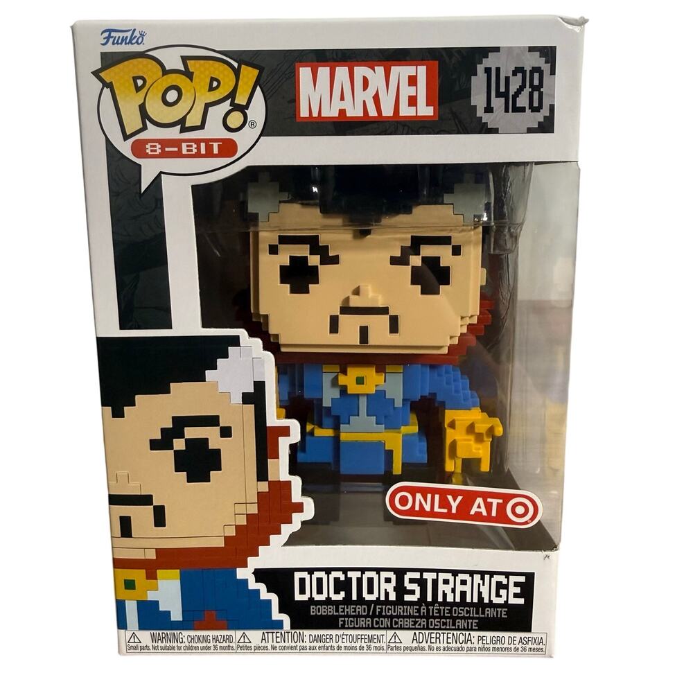 Funko Pop 8-Bit Eight Bit Marvel Comics Doctor Strange 1428 Target Exclusive